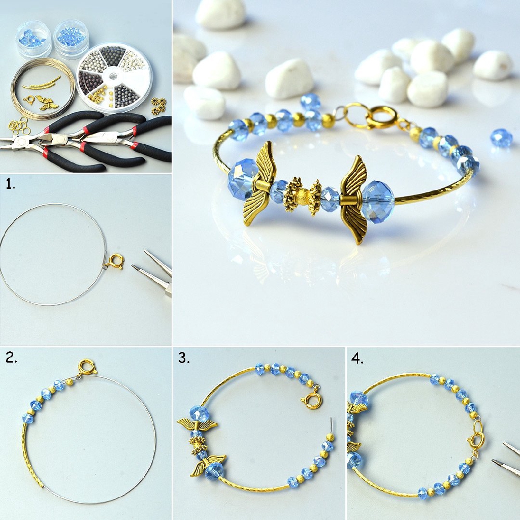 1 Bộ Dây Nhớ Bằng Thép Làm Trang Sức Vòng Tay / Vòng cổ