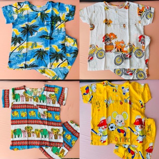 Bộ tole mặc nhà cho bé trai tole 2 da mát mịn