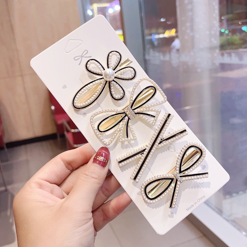 Kẹp Tóc Đính Ngọc Trai Thời Trang Với Nhiều Kiểu Dáng Tùy Chọn