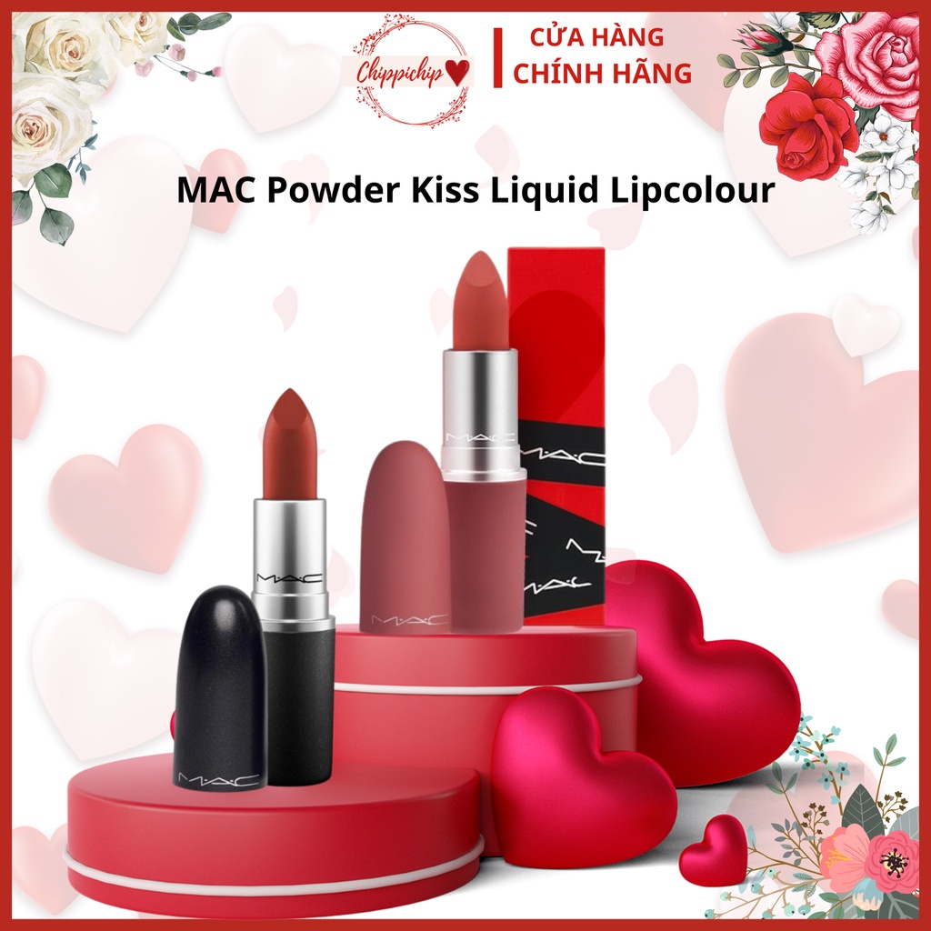 Son mac Powder kiss - Son mac chính hãng full size 3g có bill
