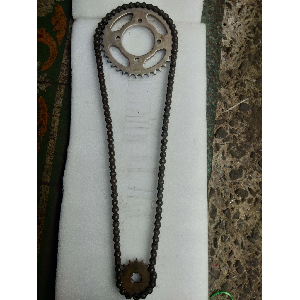 Nhông sên dĩa xài lướt cho xe Sirius (hơn 95%)