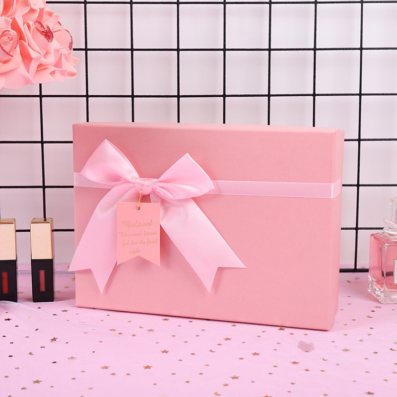 Hộp, túi đựng quà, hộp quà có nơ cao cấp nhiều kích thước