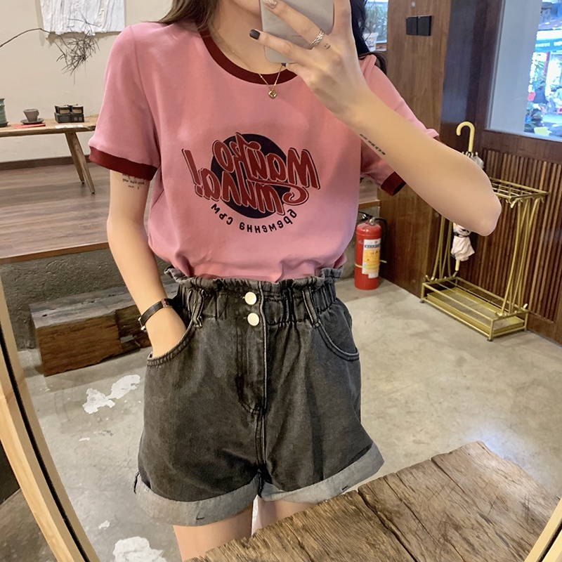 Áo Thun Nữ Tay Ngắn In Họa Tiết 51447