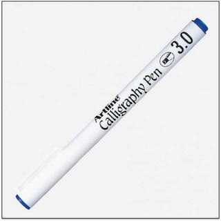 Bút viết thư pháp Artline Calligraphy EK-243 - Chisel tip 3.0mm - Màu xanh dương