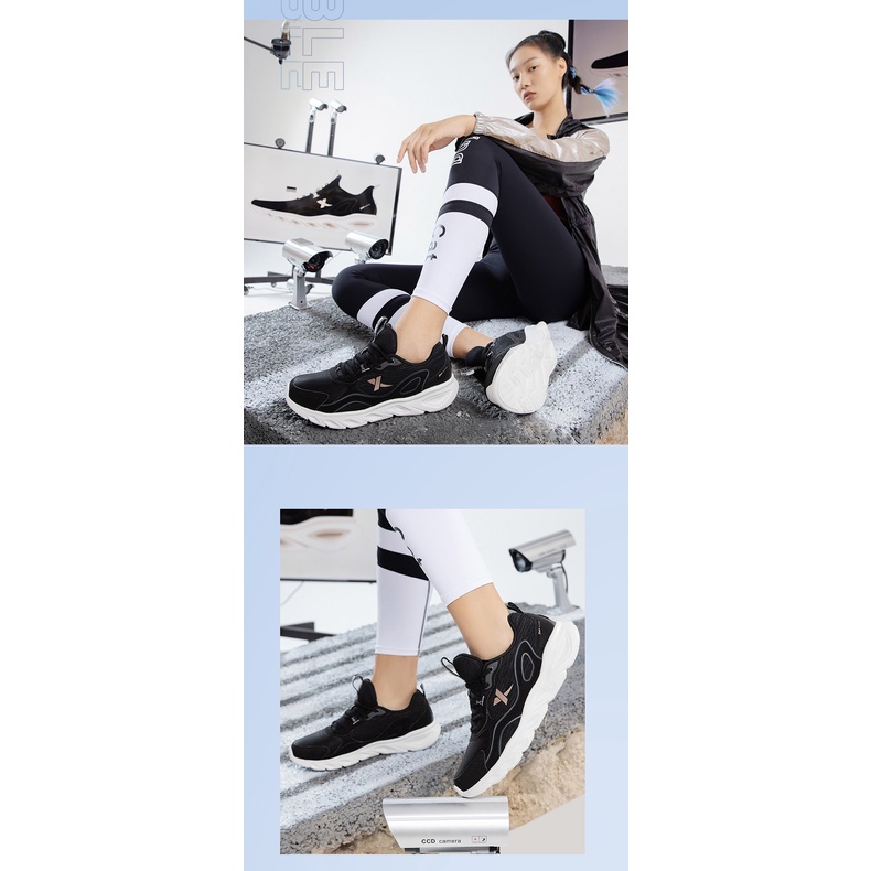 Giày thể thao chạy bộ XTEP mềm mại chống sốc chống trượt chống mài mòn gọn nhẹ thời trang dành cho nữ