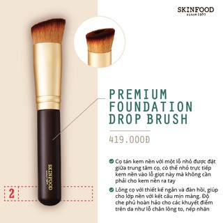 Cọ đánh phấn nền Skinfood Premium Touch Foundation Brush
