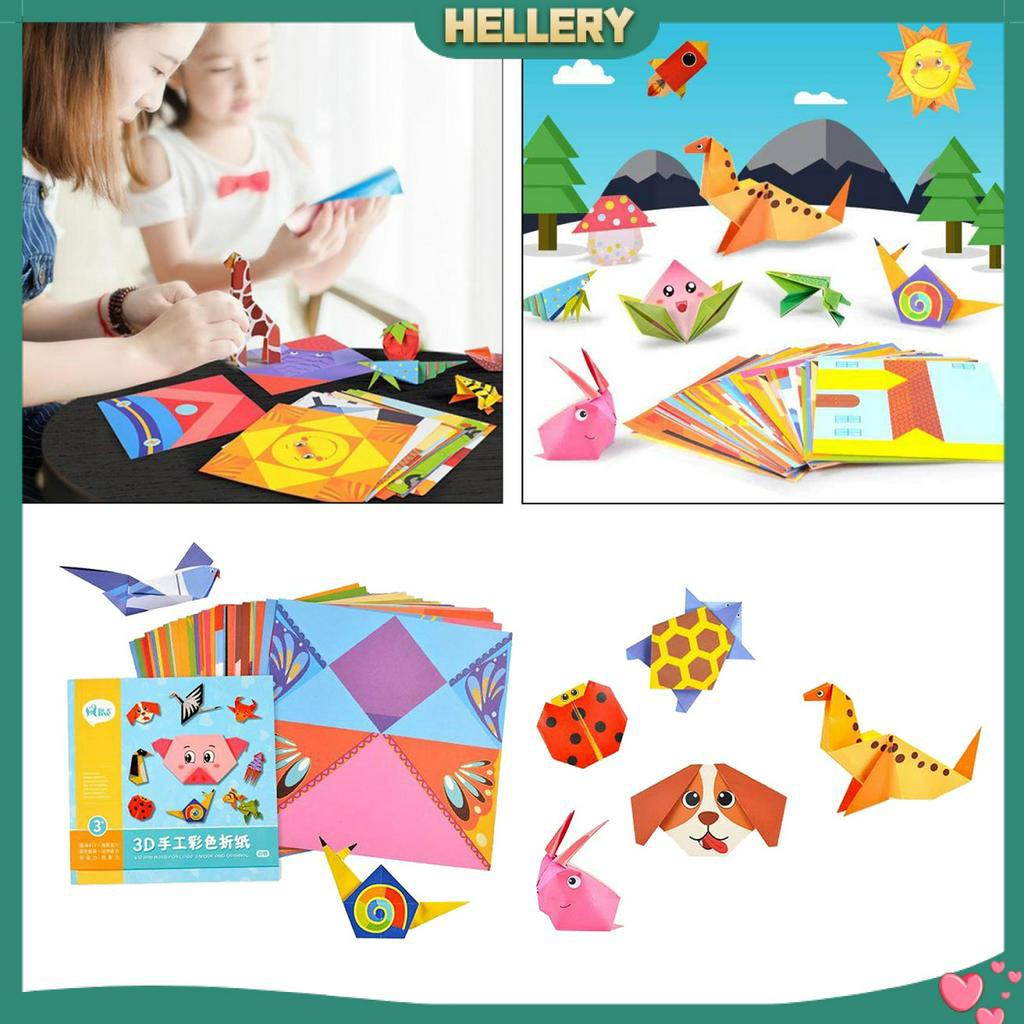 Bộ Giấy Xếp Hình Origami 3D Nhiều Màu Dành Cho Người Mới Bắt Đầu