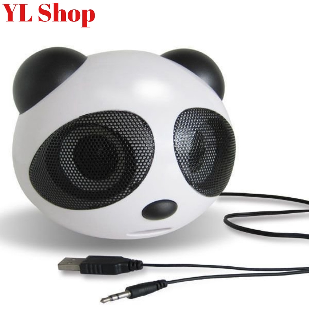 LOA VI TÍNH LOA ĐỂ BÀN KIỂU DÁNG GẤU TRÚC DỄ THƯƠNG TUYỆT ĐẸP ÂM THANH CỰC CHẤT