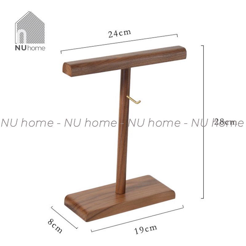 nuhome.vn | Giá treo tai nghe để bàn - Hedo, được thiết đơn giản bằng chất liệu gỗ cao cấp