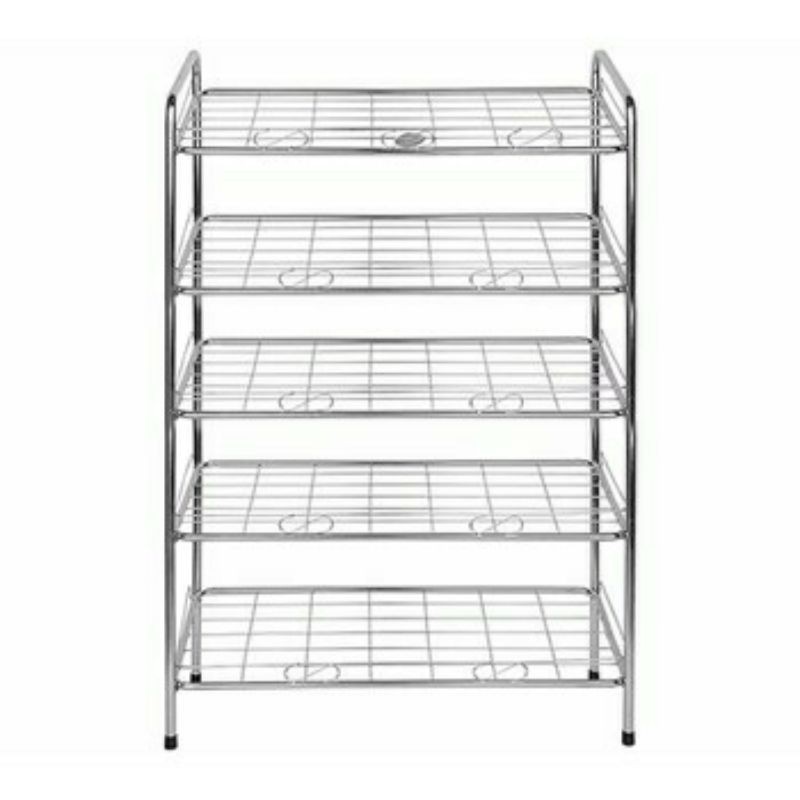 kệ dép inox 5 tầng