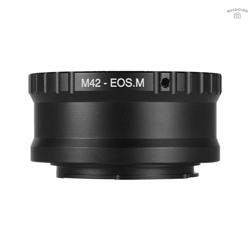 M42-EOS M Lens Mount Adapter Ring for M42 Lens to Canon EOS M Series Cameras for Canon EOS M M2 M3 M5 M6 M10 M50 M100 Mi
