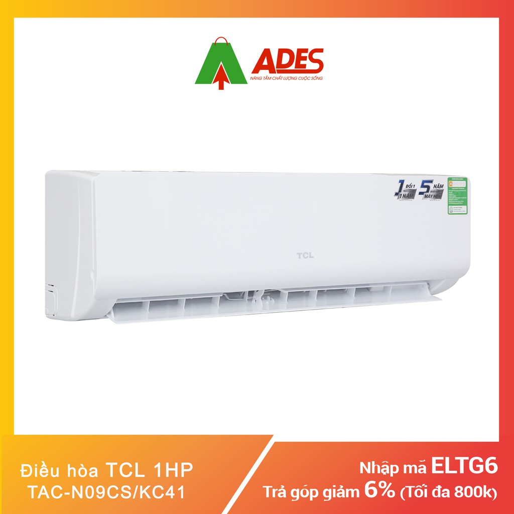 [Mã 154ELSALE2 giảm 7% đơn 300K] Điều hòa TCL 1HP TAC-N09CS/KC41 | Chính hãng giá rẻ