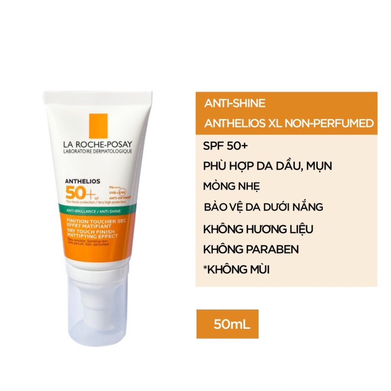 MBC M21 Kem Chống Nắng La Roche Posay Anthelios Anti-Shine Dry Touch Gel Cream SPF 50+ Cho Da Dầu