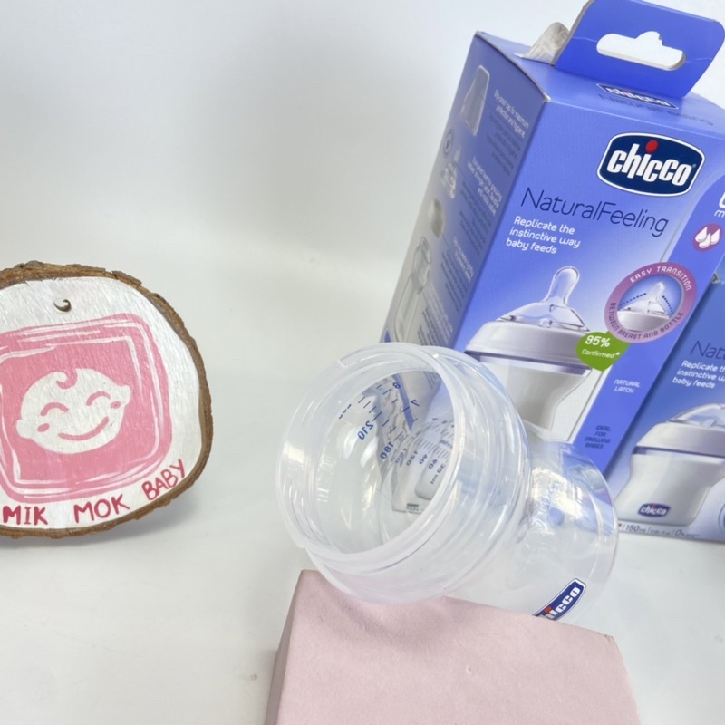 Bình sữa Chicco núm nghiêng Pisa natural feeling 60ml,150ml,240ml,330ml