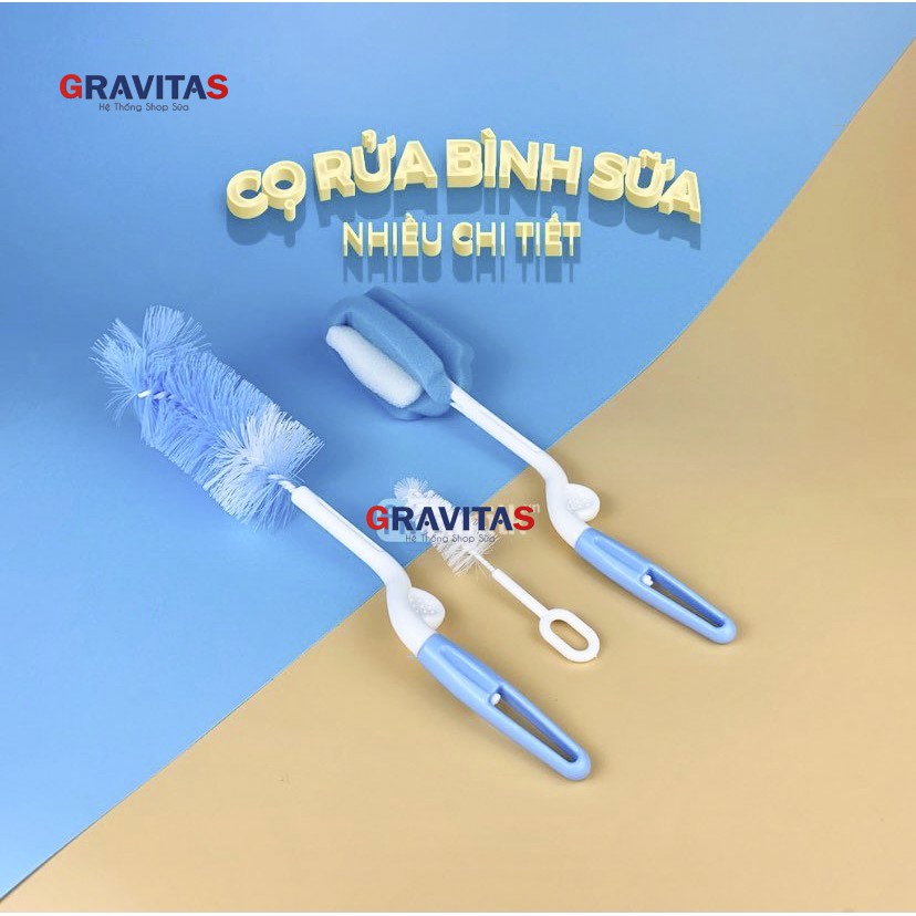 [ Dụng Cụ ] Cọ Rửa Bình Sữa Cho Bé Tiện Lợi