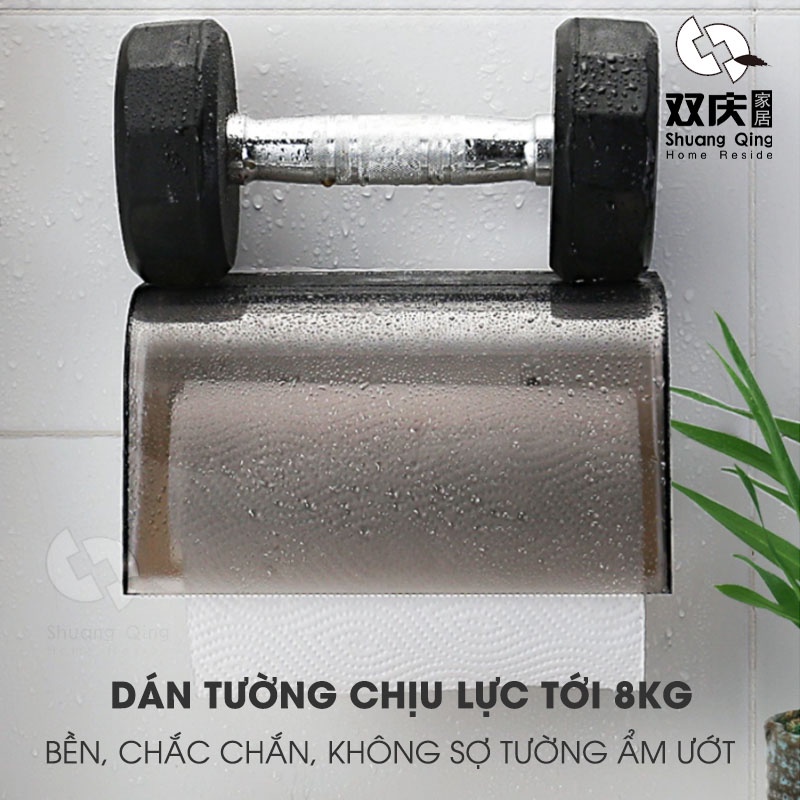 Hộp Đựng Khăn Giấy Dán Tường SHUANGQING Cho Nhà Vệ Sinh, Phòng Tắm SQ-5099