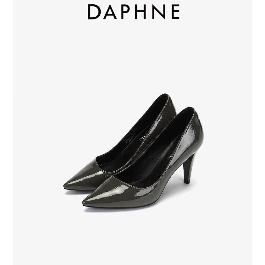 Giày cao gót Daphne gót nhọn 9cm, chất da bóng mềm sang trọng (có sẵn)