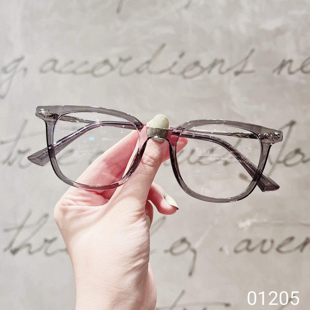 Kính gọng vuông nam nữ LILYEYEWEAR càng thanh mảnh thiết kế cao cấp thời trang tinh tế 01205