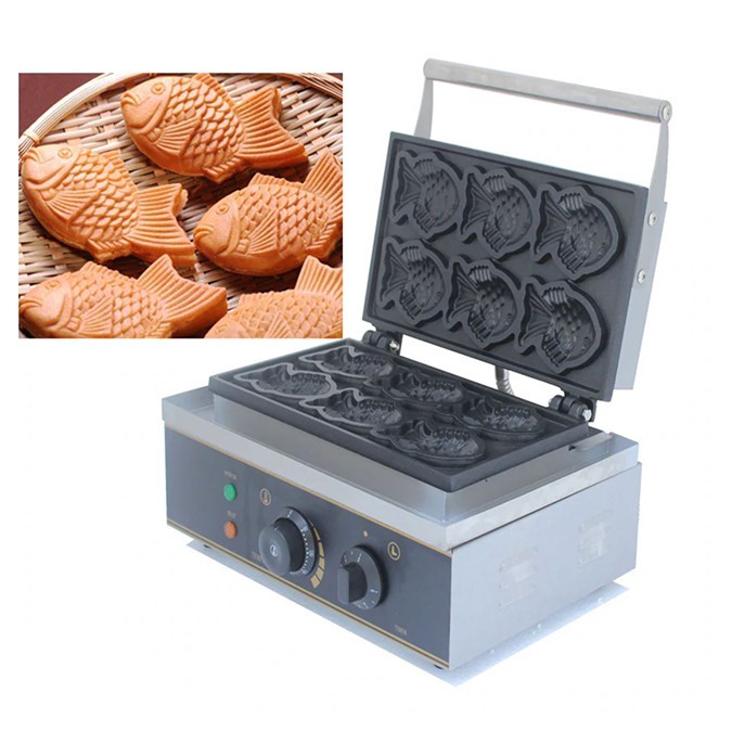 Máy Làm Bánh Cá Công nghiệp 6 Con