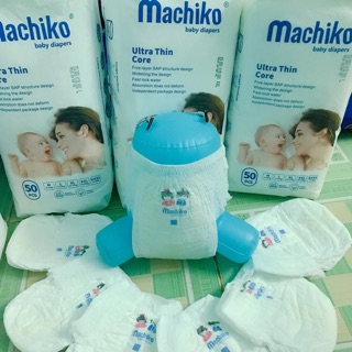 Bỉm quần Machiko M100/L100/XL100/XXL100 tặng vớ