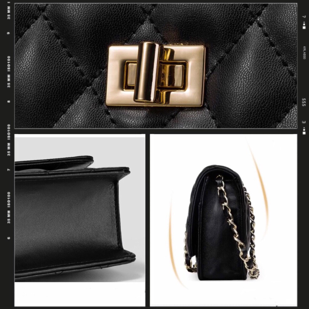 Túi Đeo Chéo Chần Trám Da Mềm Size 21 (có ẢNH THẬT) | BigBuy360 - bigbuy360.vn