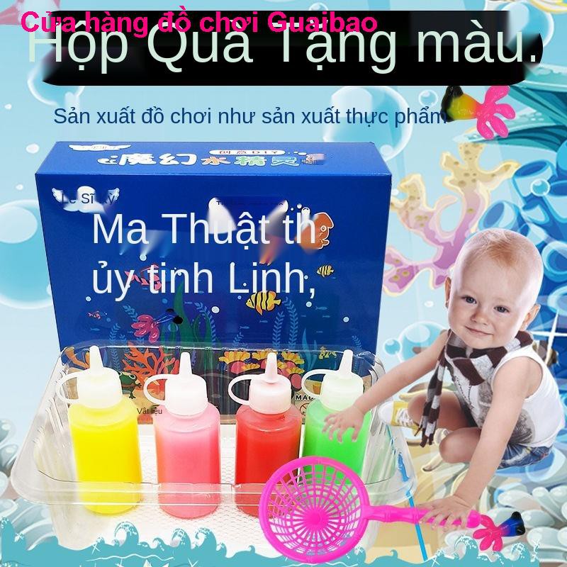 đồ chơi giáo dụcĐồ chơi phù thủy ma thuật nước biển cho bé gói tài liệu tự làm thủ công của trẻ em rung huyền diệ