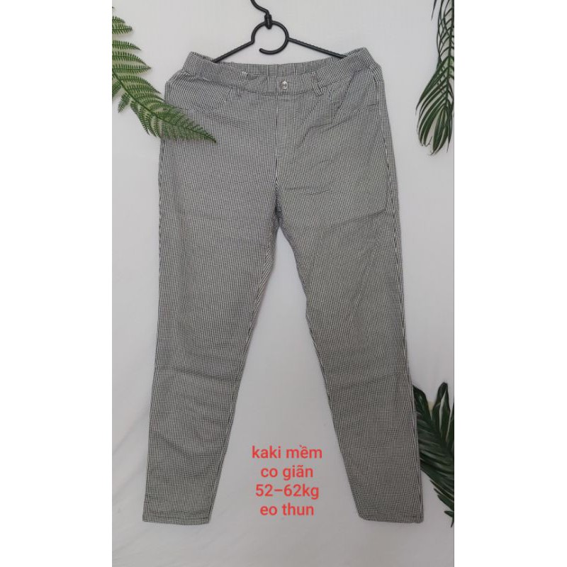 quần kaki co giãn lưng thun