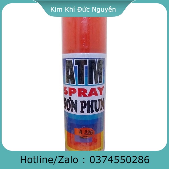 Sơn phun sơn xịt màu cam A226 loại 1