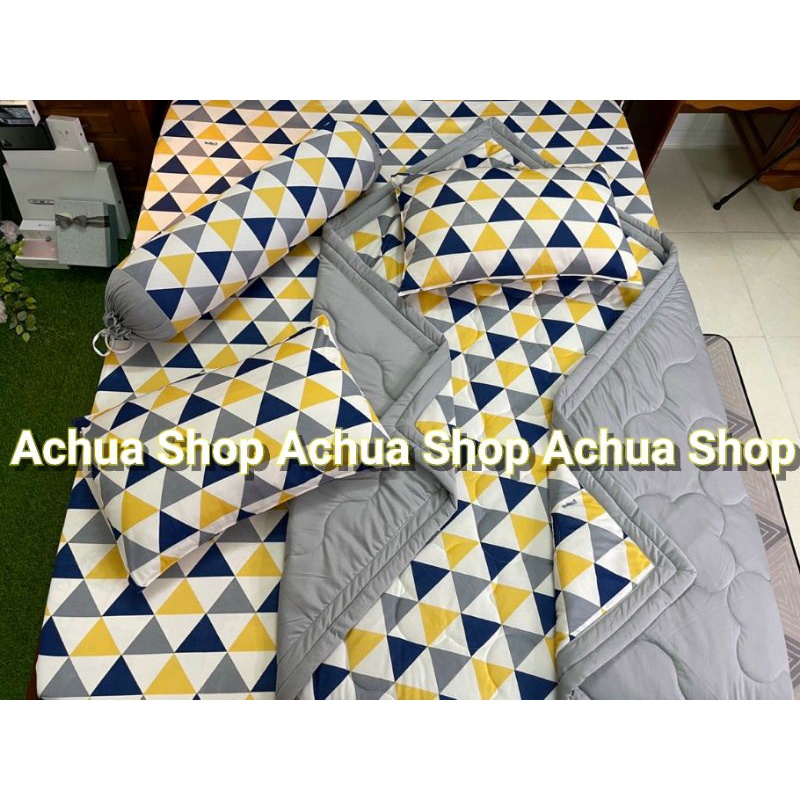 BỘ 4-5 DRAP GA THUN LẠNH HÀN [BAO KIỂM HÀNG - ĐỔI TRẢ MIỄN PHÍ 07 NGÀY] TAM GIÁC HOT HIT MỀM MƯỚT MÁT CÁ TÍNH | BigBuy360 - bigbuy360.vn