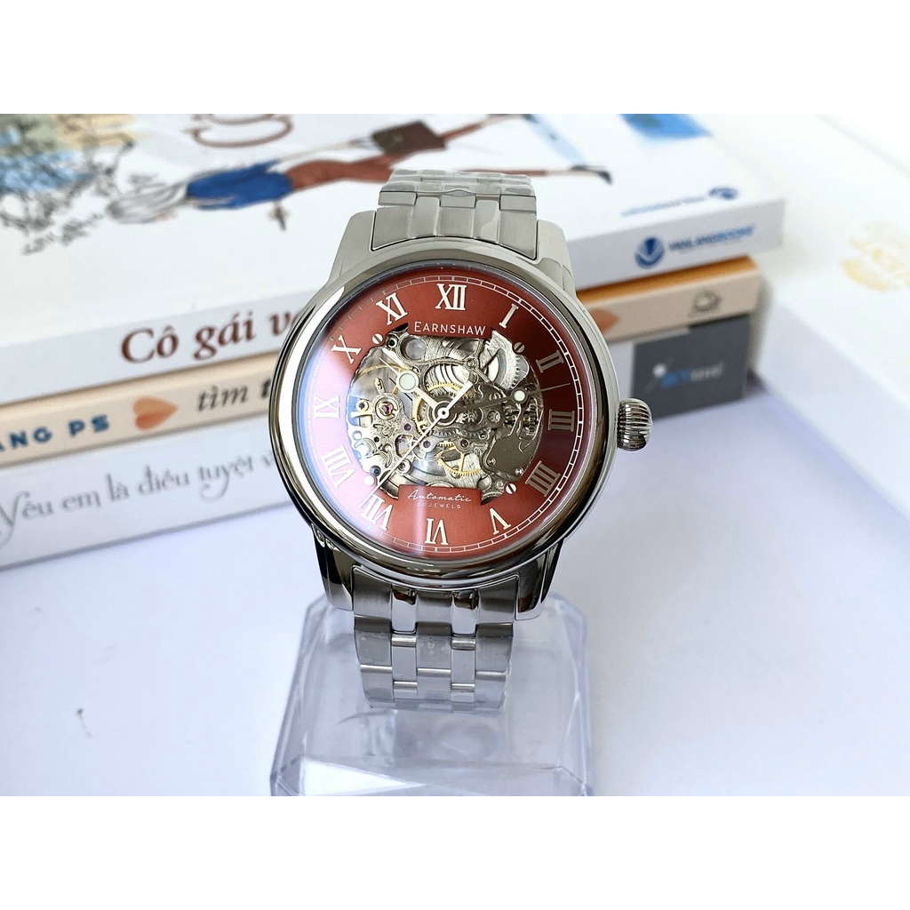 Đồng hồ nam Thomas Earnshaw Men's ES-8233-44 Longcase 42mm _ Red Dial.