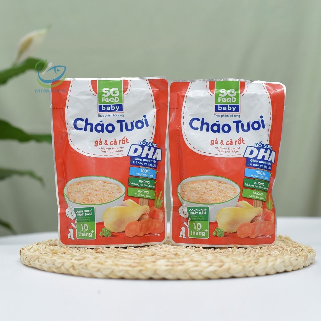 Cháo tươi SG Food sài gòn baby cho bé ăn dặm 89360