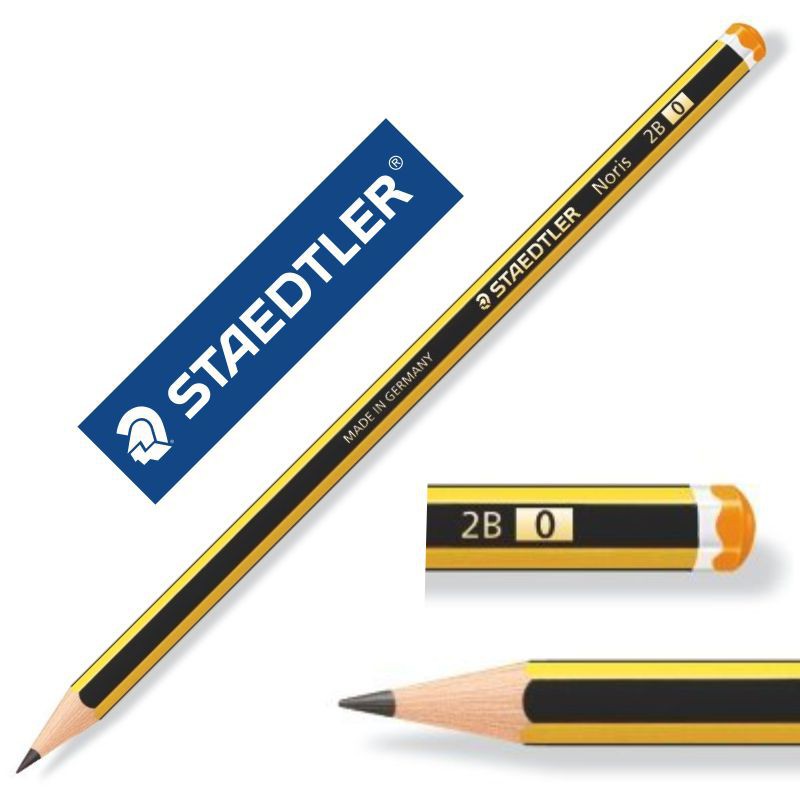 Bút chì đức Staedtler 2B HB cho học sinh, Bút chì gỗ cao cấp nhập khẩu Đức