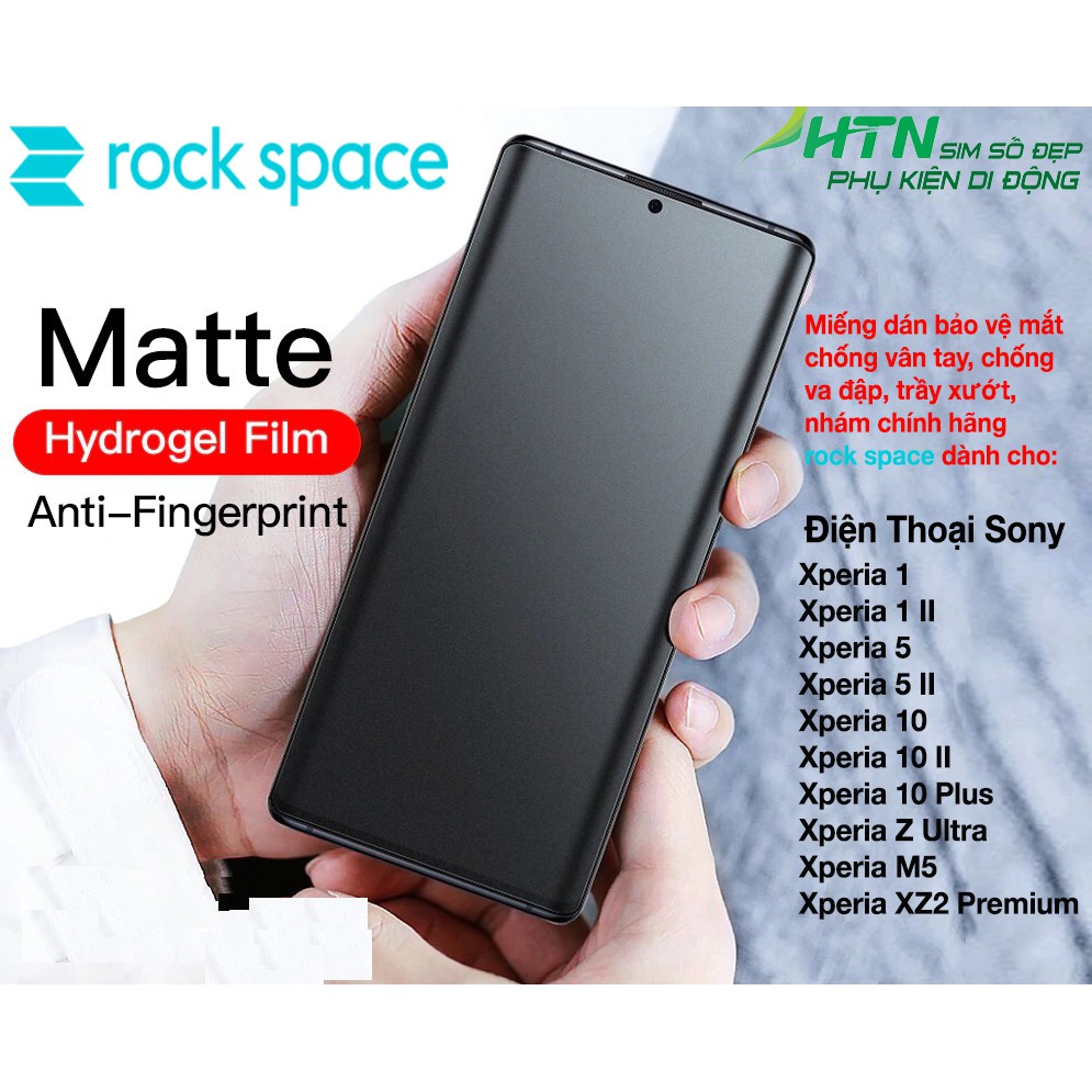 Miếng dán ppf Sony xperia 1 II 5 10 plus Z Ultra M5 XZ2 rock space matte chống vân tay, dán màn hình/ lưng điện thoại