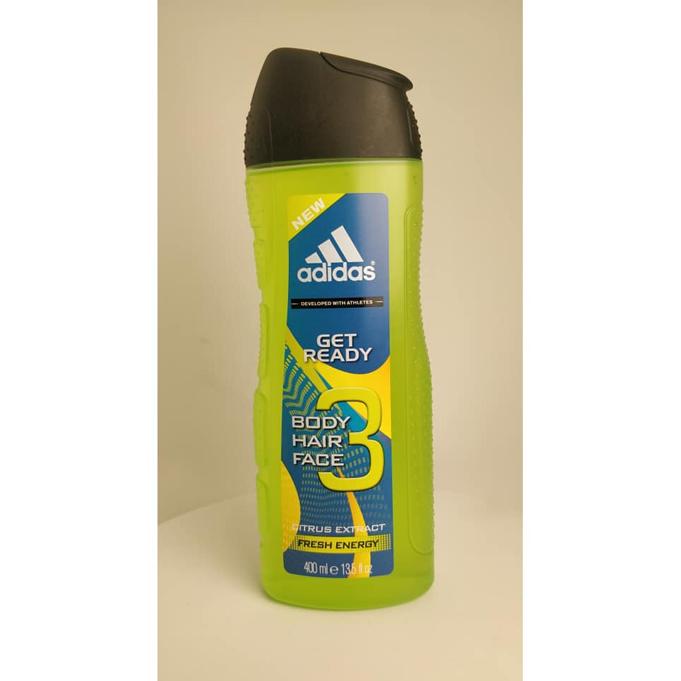 Sữa tắm gội rửa mặt Adidas Clinacool - Tây Ban Nha - 400ml