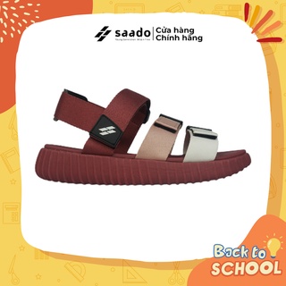 [CHÍNH HÃNG] SANDAL SAADO | BC02 Sunset – Màu Đỏ Đô Hồng Pantone | Giày Dép Sandals Nam Nữ Quai Ngang