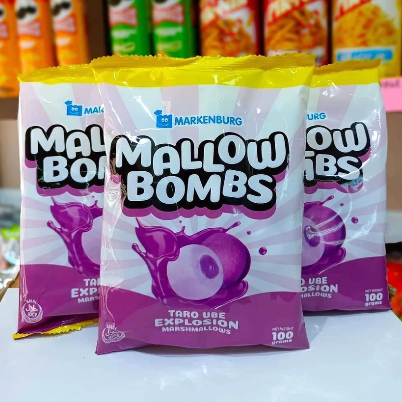 Kẹo Xốp nhân Xoài/ Socola Mallow Bombs Gói 100g