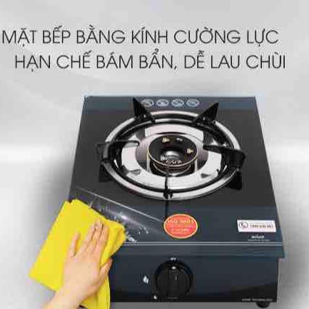 Bếp gas đơn Kiwa KW-300G Hàng trưng bày 98%, tiết kiệm gas,mặt kính cường lực-Bảo Hành 12 Tháng