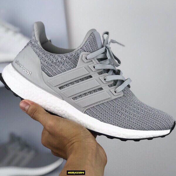 Giày Sneaker Nam Nữ Ultra Boost Xám