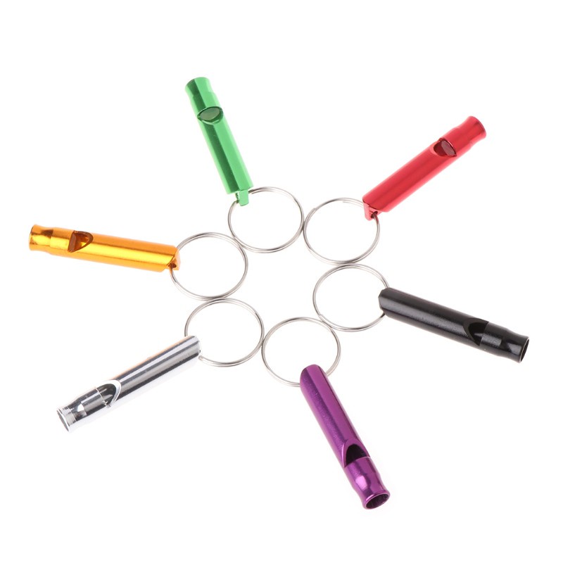 Còi thổi huấn luyện thú cưng bằng hợp kim nhôm màu sắc ngẫu nhiên