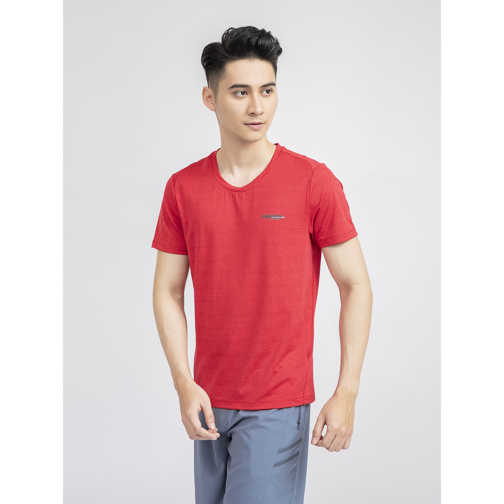 Áo thun nam cộc tay ARISTINO mặt vải sáng bóng và nhẵn mịn, khô thoáng, nhanh khô - ATS015S1