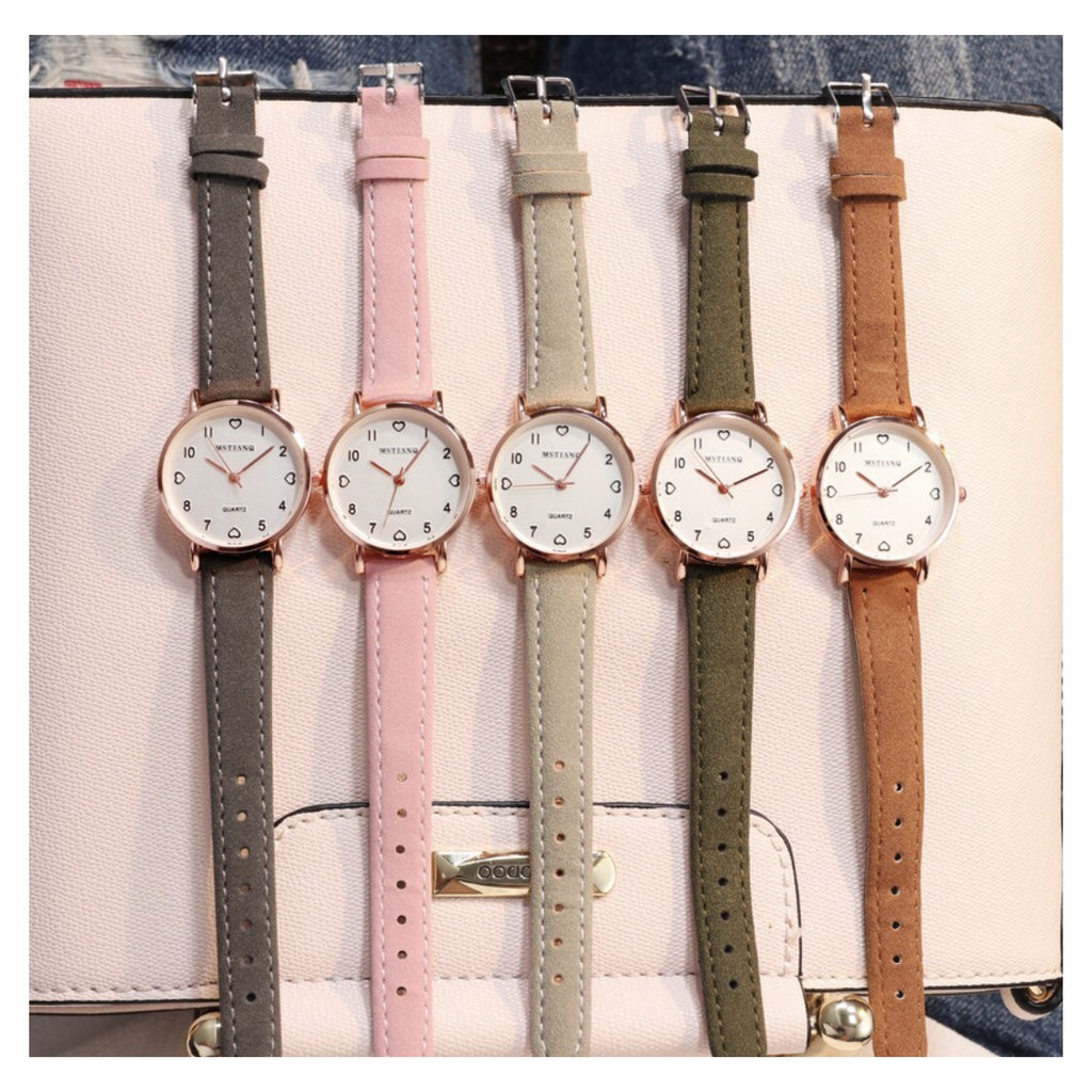 ĐỒNG HỒ NỮ DÂY DA MSTIANQ TRÁI TIM SIÊU HOT | BigBuy360 - bigbuy360.vn