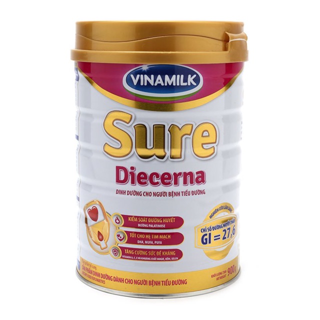 Sữa Bột Vinamilk Sure Diecerna ( 900g)  ( Sữa Tiểu Đường)