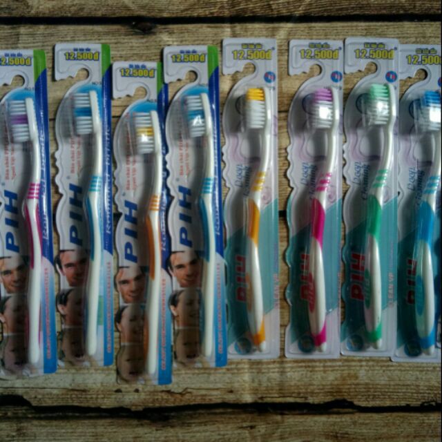 2 bàn chải PH lông mềm , nhiều lông , đánh siêu sạch