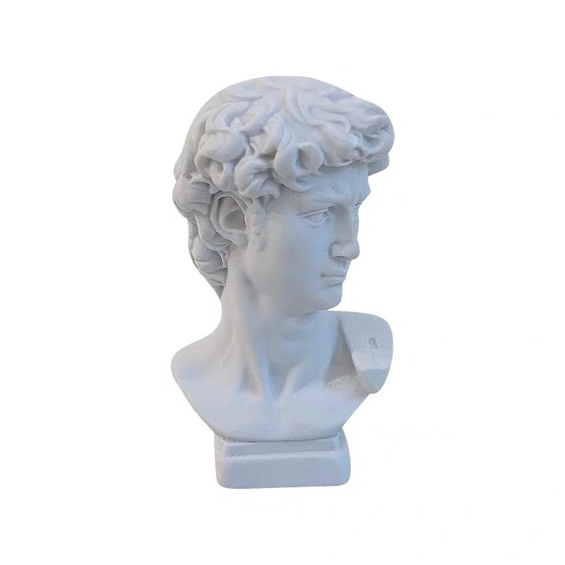 &lt;24h delivery&gt;W&amp;G  Nordic Ins art sense full of Greek statues Mini ornaments Photo Props sketch head portrait David Apollo ornaments