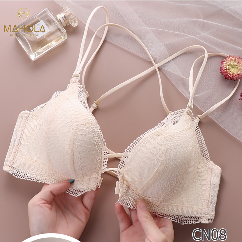 Áo ngực su ren cài trước Mahola CN08