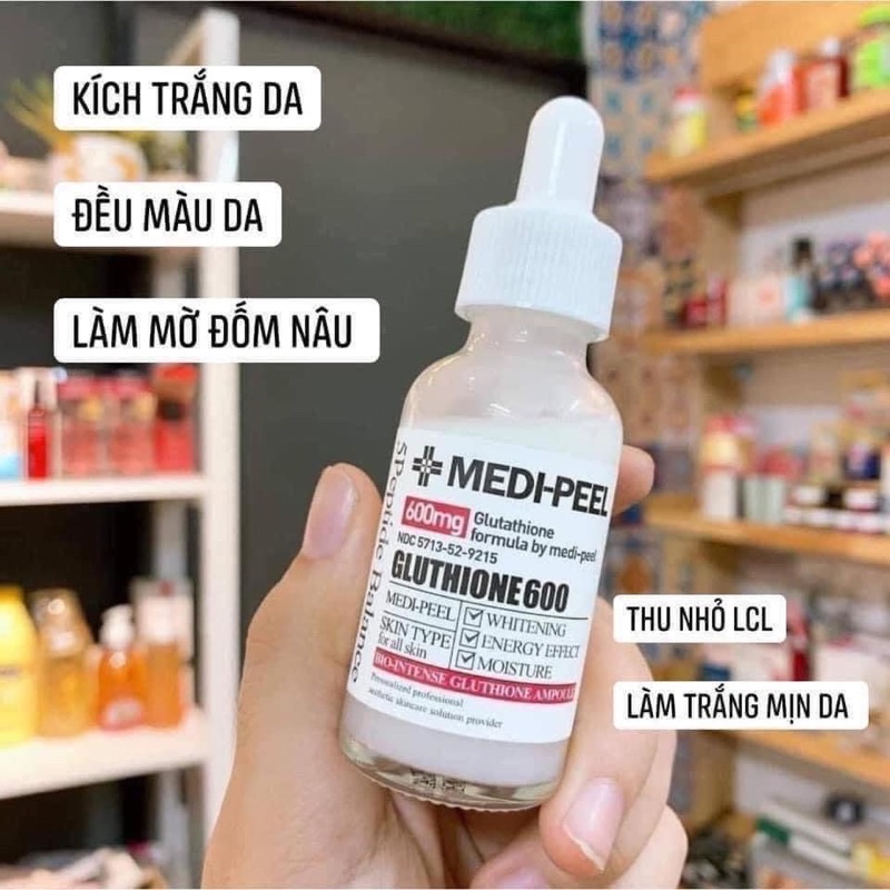 Serum truyền trắng Medi Peel Bio Intense Gluthione White Ampoule 30ml [Chính Hãng]