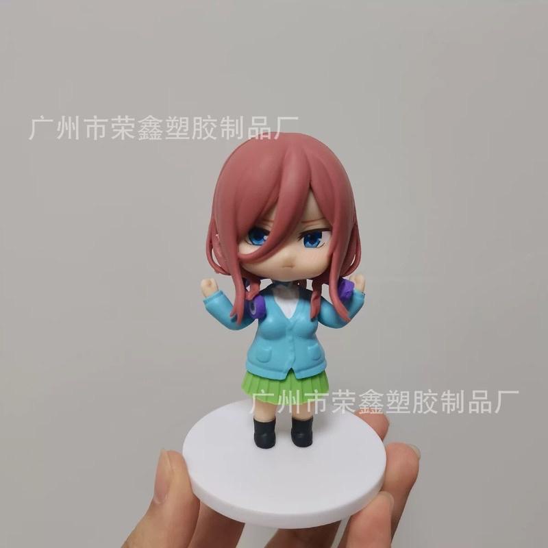 Mô hình chibi Nhà có 5 nàng dâu, mô hình Ichika,Nino,Yotsuba,Isutki,Miku 10 cm