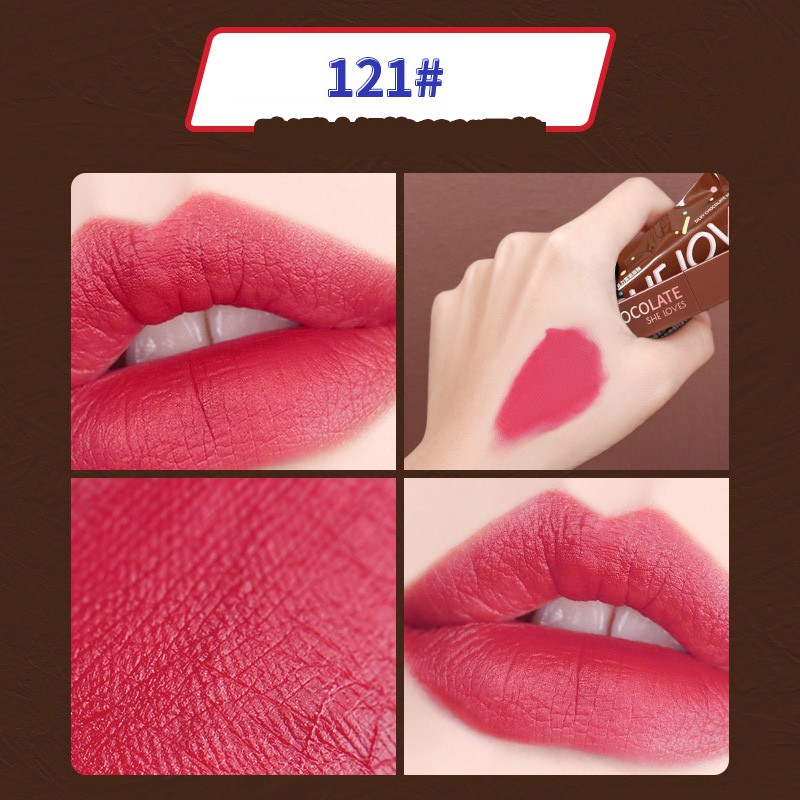 SHELOVES (Hàng Mới Về) Set 8 Son Môi Lâu Trôi Và Chống Thấm Nước Cao Cấp lipstick lip makeup waterproof durable  matte | BigBuy360 - bigbuy360.vn