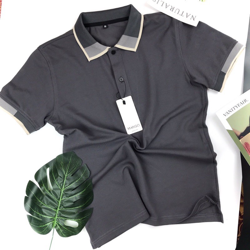 Áo Polo nam cổ bẻ phối vải cá sấu Cotton xuất xịn,chuẩn form,sang trọng-lịch lãm | BigBuy360 - bigbuy360.vn