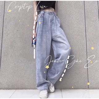 ™☎11r59pyzksQuần Jean Ống Rộng GÀI EO Ulzzang Unisex 1hitshop